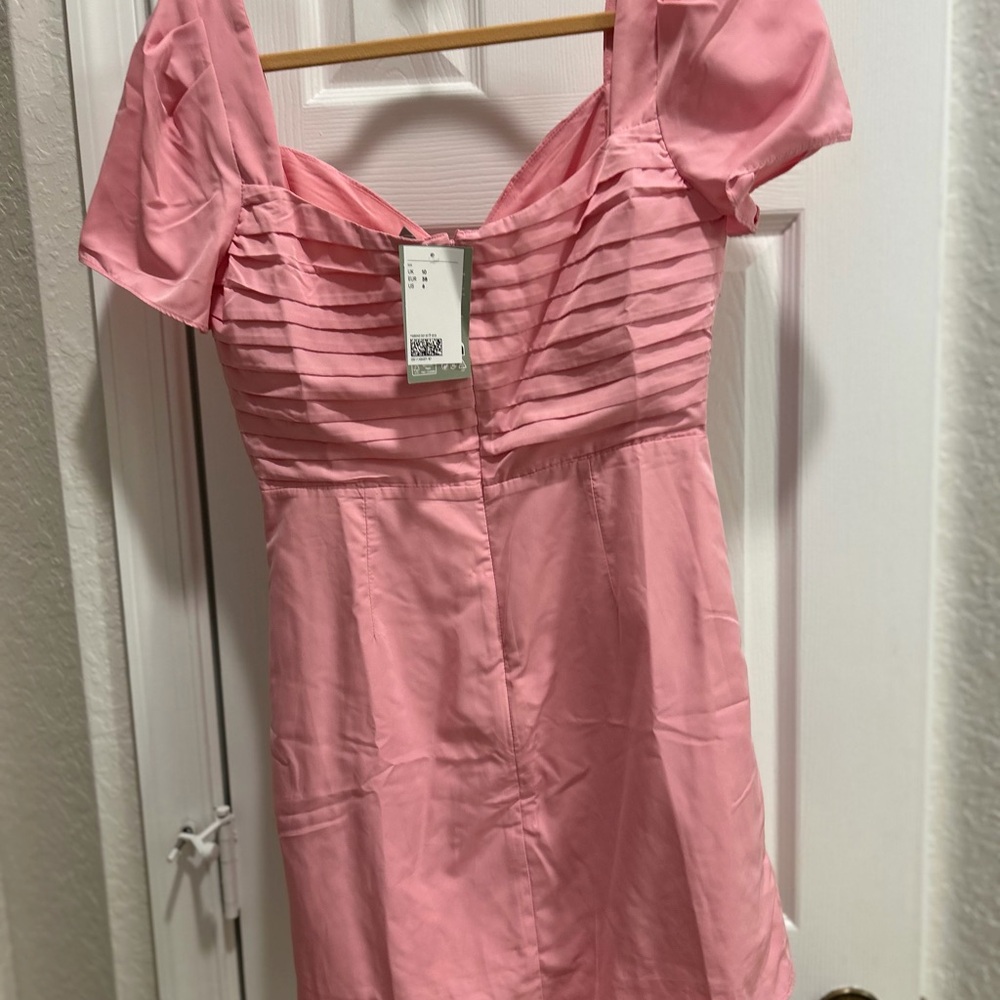 H&M Pink Ruched Mini Dress - Picture 3 of 3